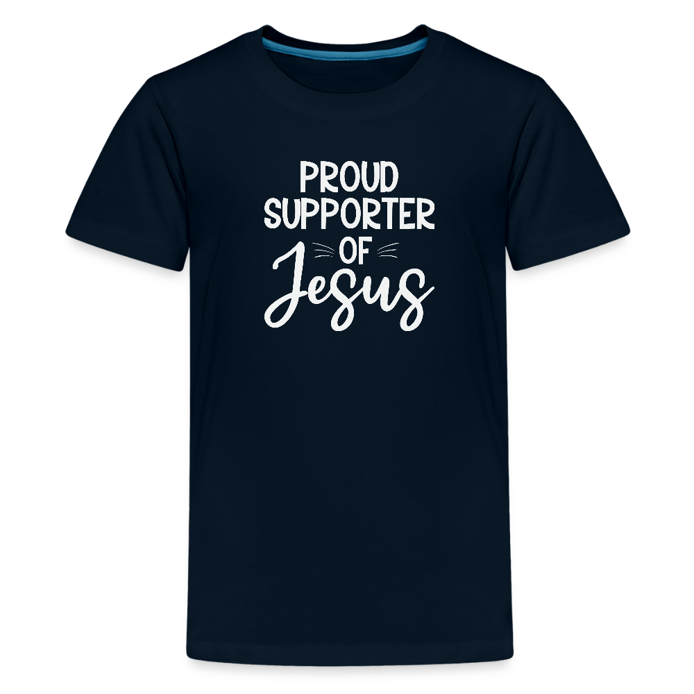 Proud Supporter Youth Christian Premium T-Shirt - ClaimedbyGodDesigns