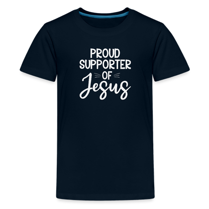 Proud Supporter Youth Christian Premium T-Shirt - ClaimedbyGodDesigns