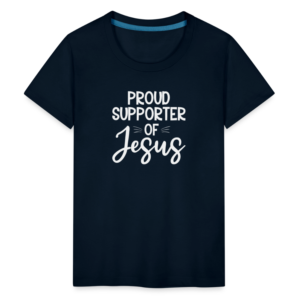 Proud Supporter Youth Christian Premium T-Shirt - ClaimedbyGodDesigns