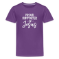 Proud Supporter Youth Christian Premium T-Shirt - ClaimedbyGodDesigns