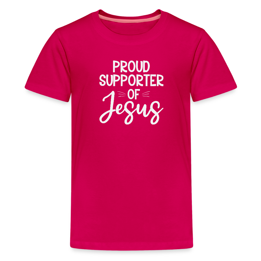 Proud Supporter Youth Christian Premium T-Shirt - ClaimedbyGodDesigns