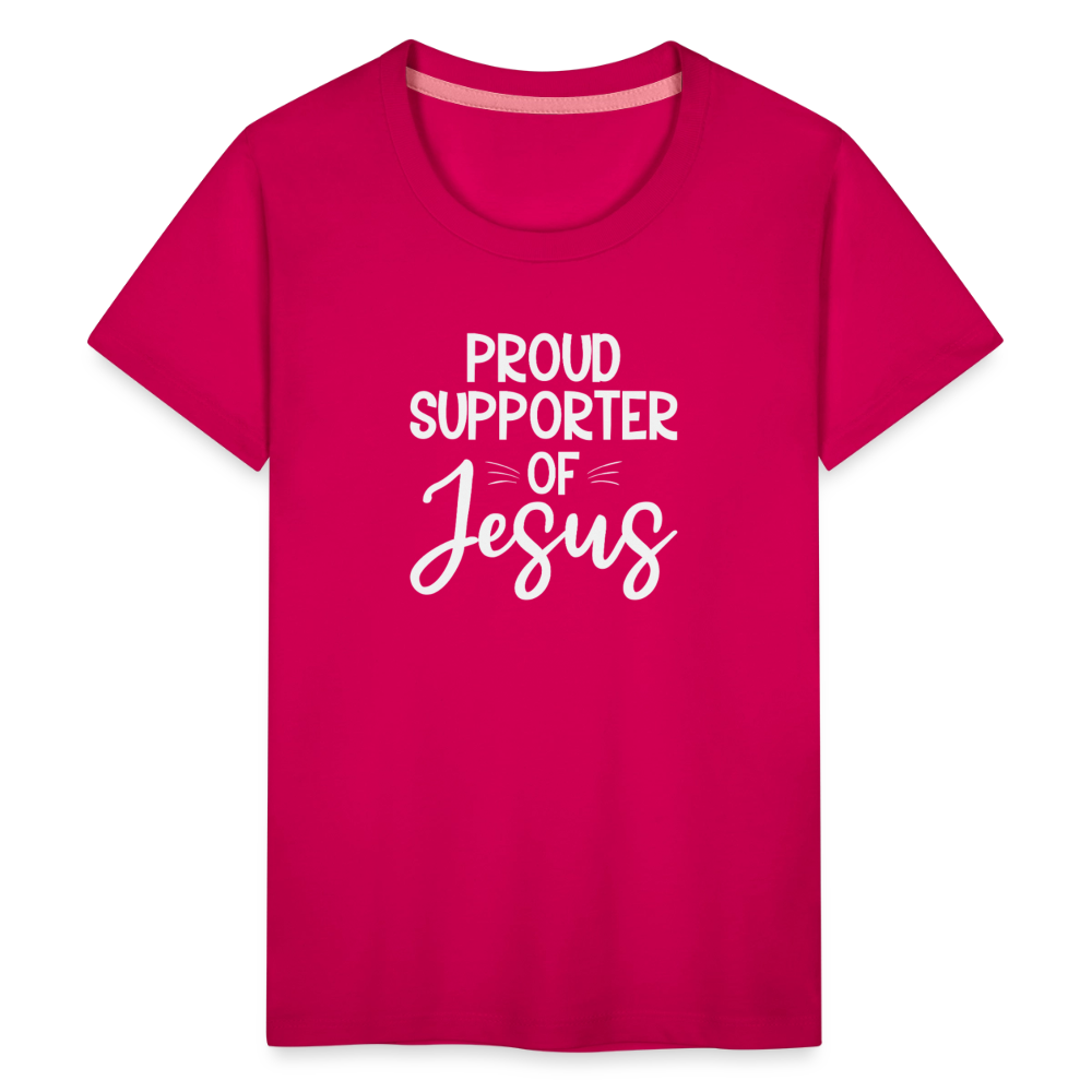 Proud Supporter Youth Christian Premium T-Shirt - ClaimedbyGodDesigns