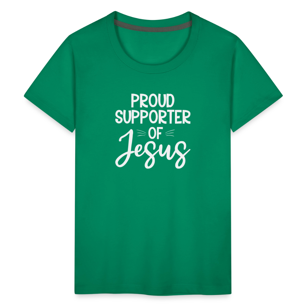 Proud Supporter Youth Christian Premium T-Shirt - ClaimedbyGodDesigns