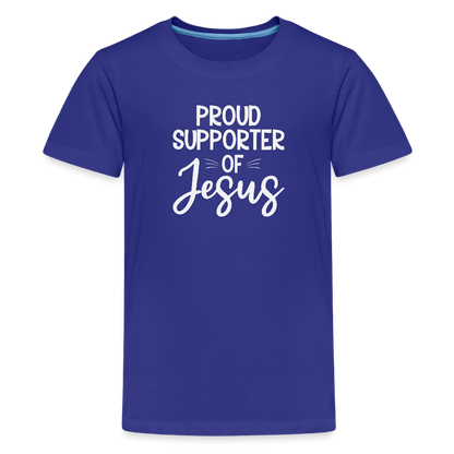 Proud Supporter Youth Christian Premium T-Shirt - ClaimedbyGodDesigns