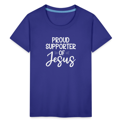 Proud Supporter Youth Christian Premium T-Shirt - ClaimedbyGodDesigns