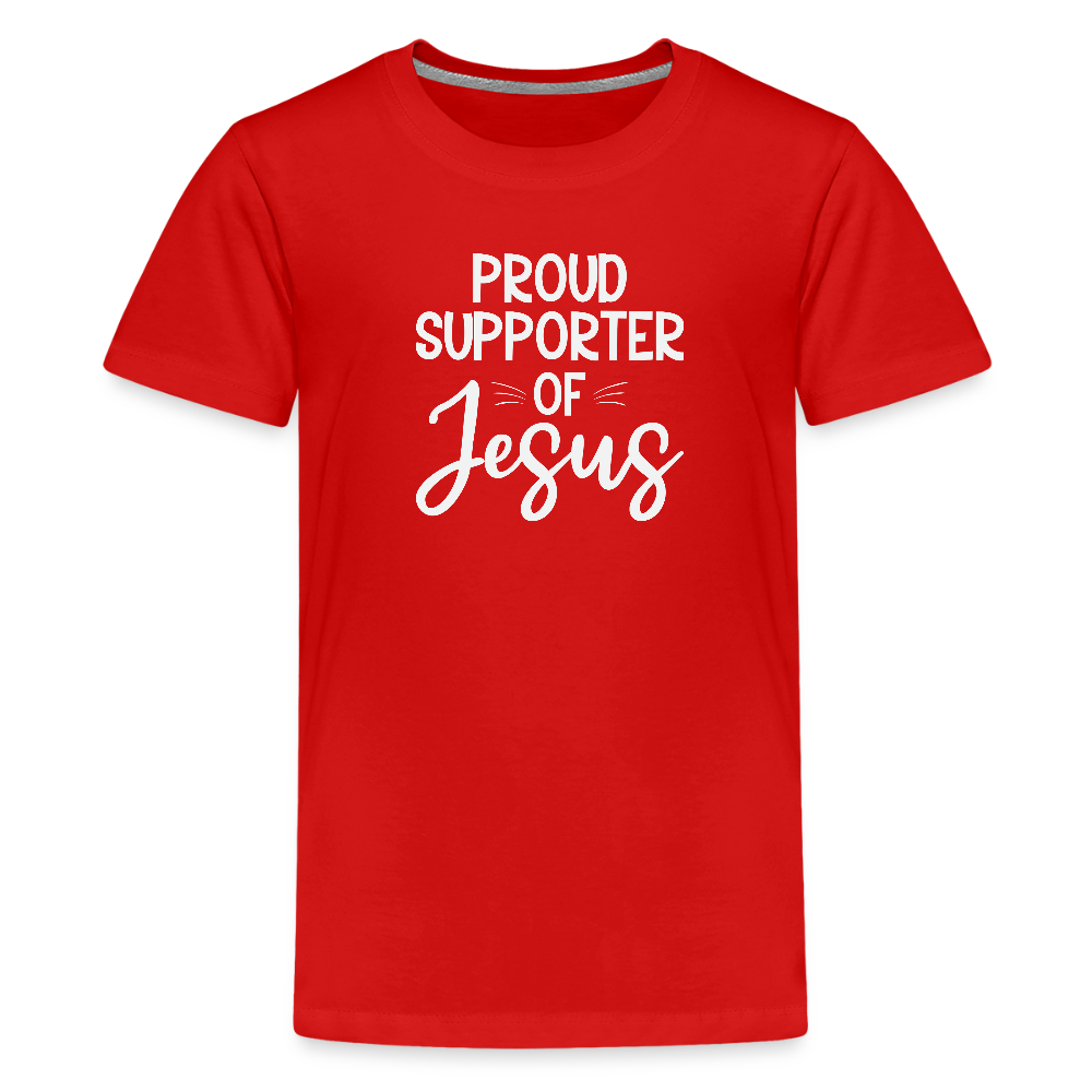 Proud Supporter Youth Christian Premium T-Shirt - ClaimedbyGodDesigns