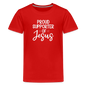 Proud Supporter Youth Christian Premium T-Shirt - ClaimedbyGodDesigns