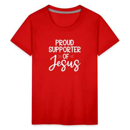 Proud Supporter Youth Christian Premium T-Shirt - ClaimedbyGodDesigns