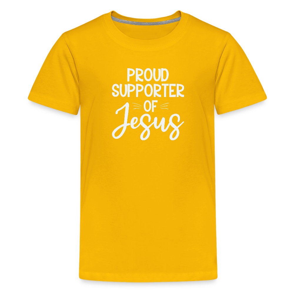 Proud Supporter Youth Christian Premium T-Shirt - ClaimedbyGodDesigns