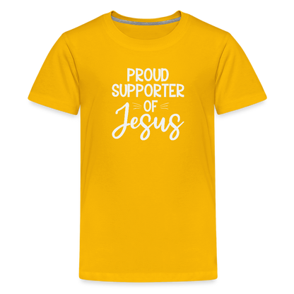 Proud Supporter Youth Christian Premium T-Shirt - ClaimedbyGodDesigns