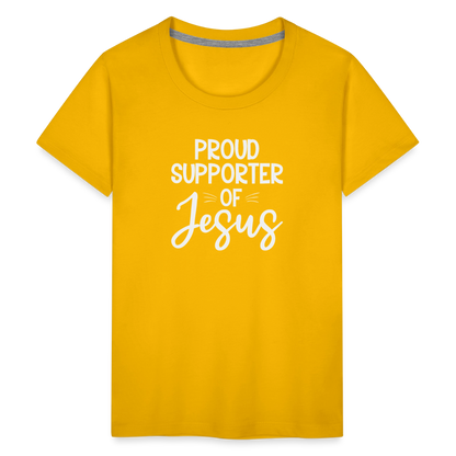 Proud Supporter Youth Christian Premium T-Shirt - ClaimedbyGodDesigns