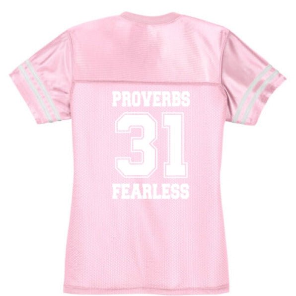 Proverbs 31 Fearless Women's Christian Jersey - ClaimedbyGodDesigns