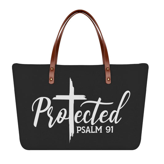 Psalm 91 Protected Christian Womens Comfort Tote Bag - ClaimedbyGodDesigns