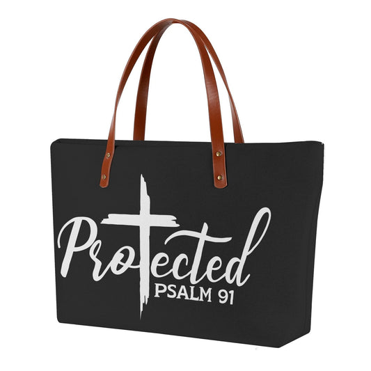 Psalm 91 Protected Christian Womens Comfort Tote Bag - ClaimedbyGodDesigns