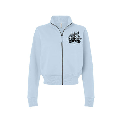 Purpose Driven Women's Christian Zip Jacket | Philippians 3:14 - Claimed by God Designs