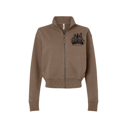 Purpose Driven Women's Christian Zip Jacket | Philippians 3:14 - Claimed by God Designs