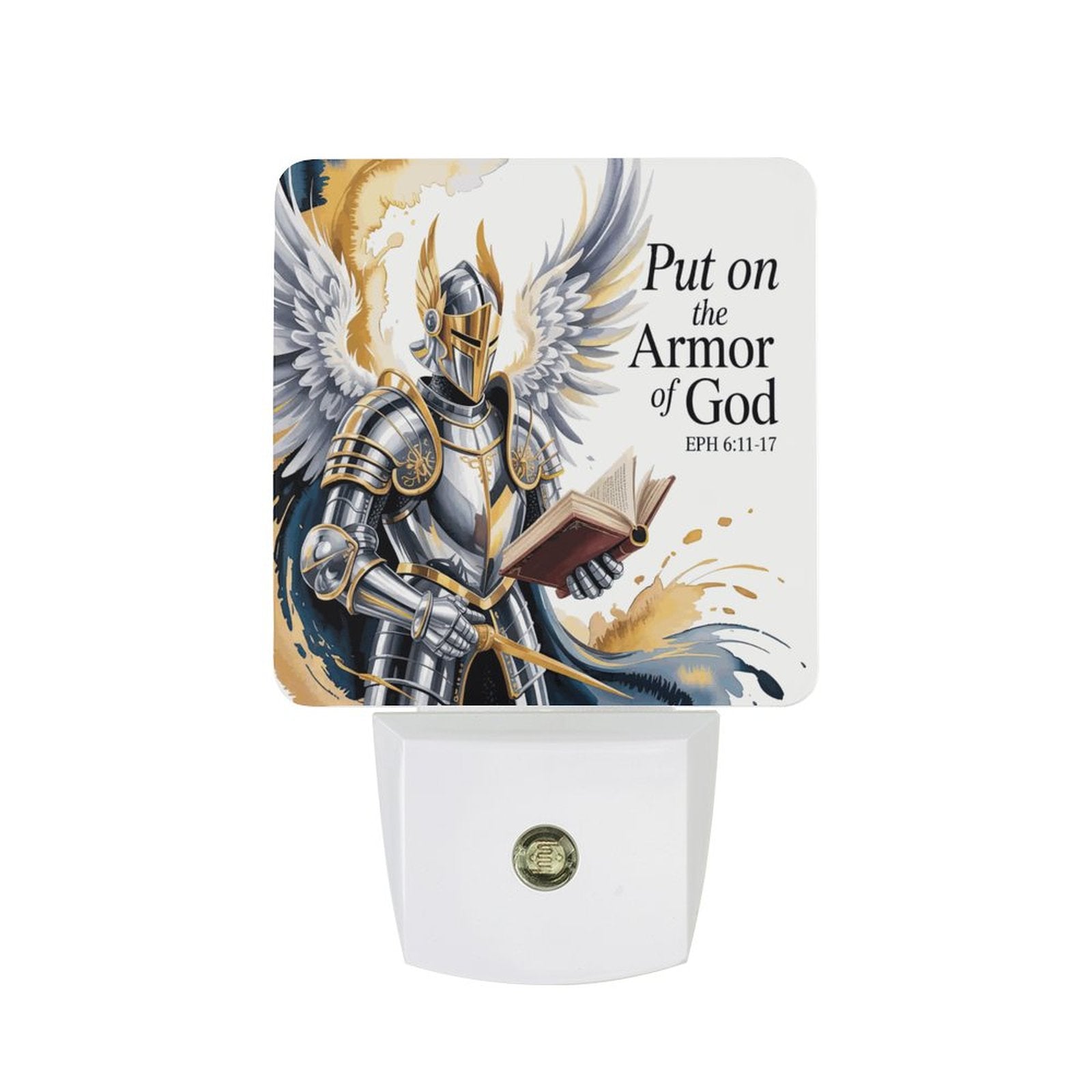 Put On His Armor Christian Night Light For Kids - ClaimedbyGodDesigns