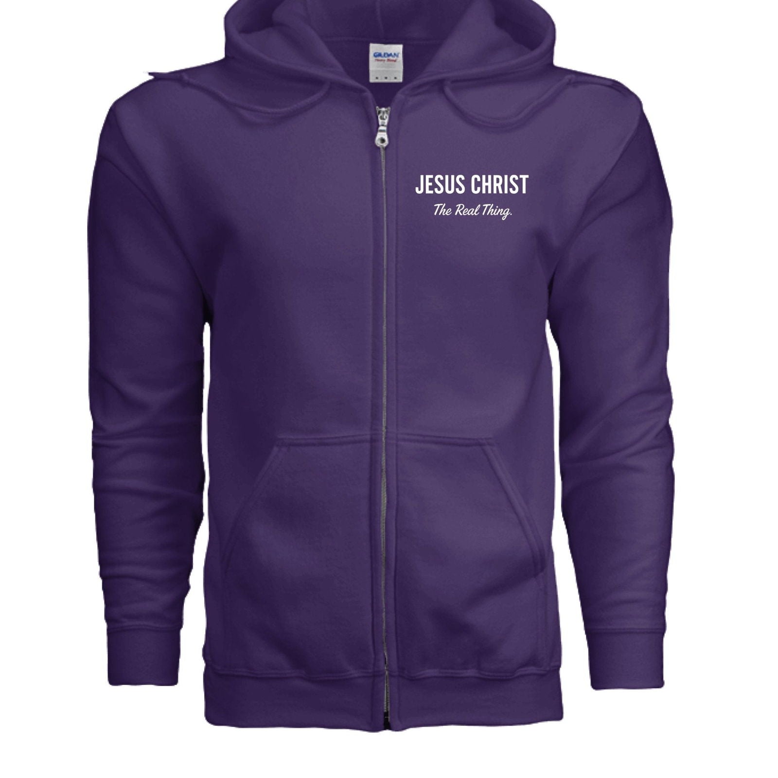 Refresh Your Soul Unisex Christian Full-zip Hooded Sweatshirt - ClaimedbyGodDesigns