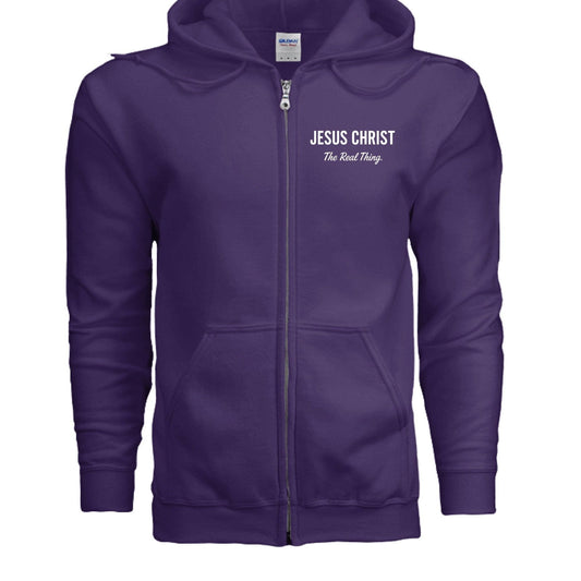 Refresh Your Soul Unisex Christian Full-zip Hooded Sweatshirt - ClaimedbyGodDesigns