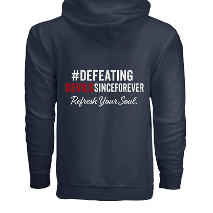 Refresh Your Soul Unisex Christian Full-zip Hooded Sweatshirt - ClaimedbyGodDesigns