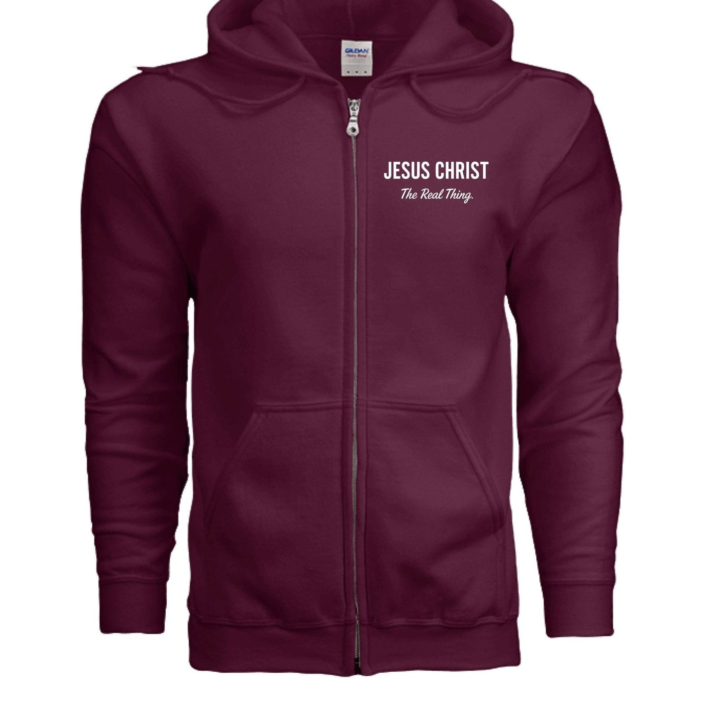 Refresh Your Soul Unisex Christian Full-zip Hooded Sweatshirt - ClaimedbyGodDesigns