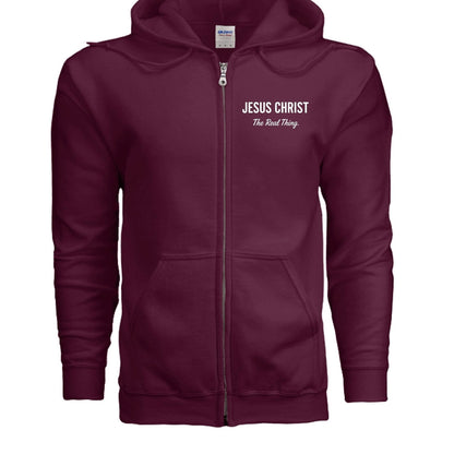 Refresh Your Soul Unisex Christian Full-zip Hooded Sweatshirt - ClaimedbyGodDesigns