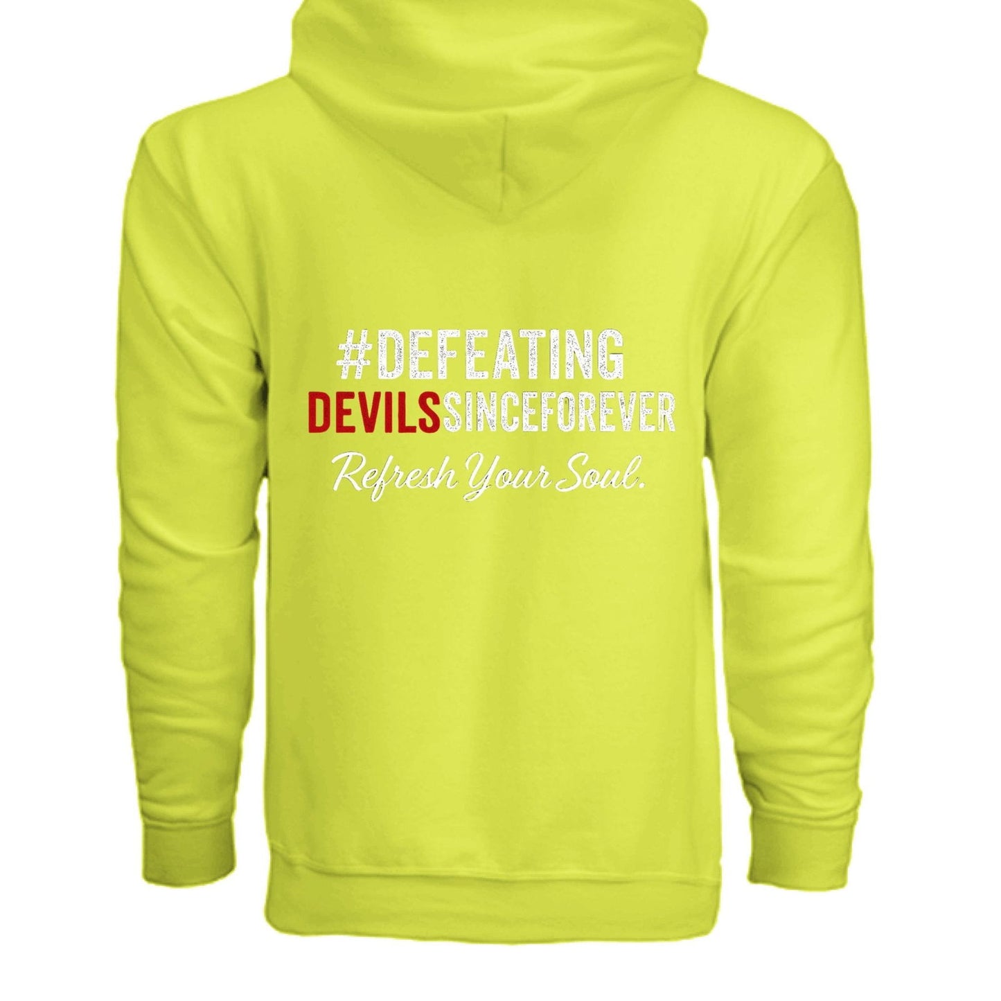 Refresh Your Soul Unisex Christian Full-zip Hooded Sweatshirt - ClaimedbyGodDesigns