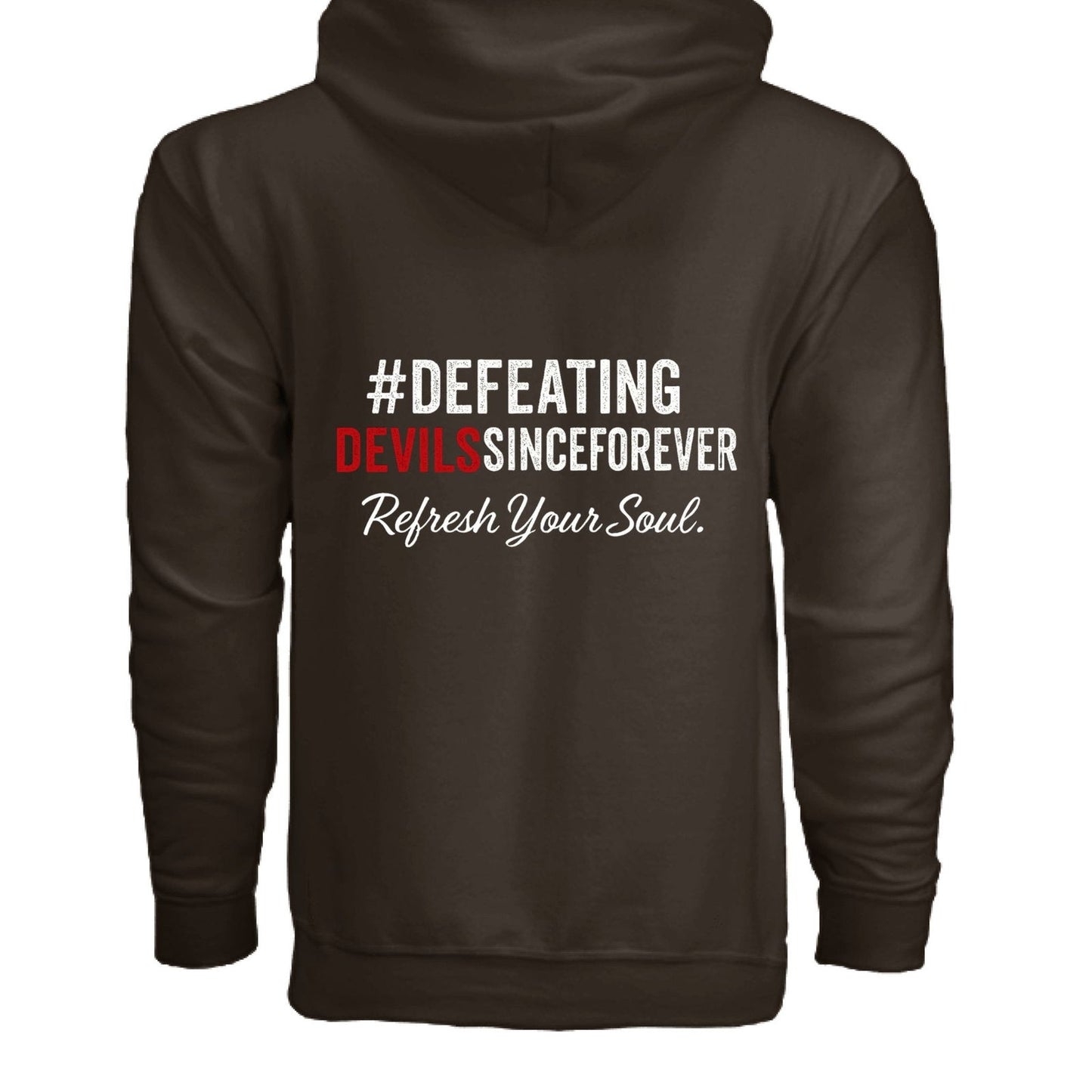 Refresh Your Soul Unisex Christian Full-zip Hooded Sweatshirt - ClaimedbyGodDesigns