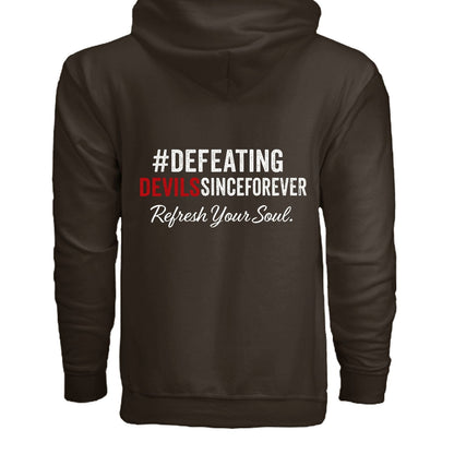 Refresh Your Soul Unisex Christian Full-zip Hooded Sweatshirt - ClaimedbyGodDesigns