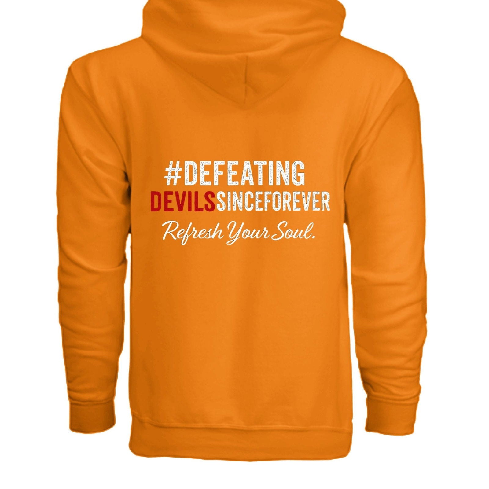 Refresh Your Soul Unisex Christian Full-zip Hooded Sweatshirt - ClaimedbyGodDesigns