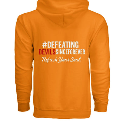 Refresh Your Soul Unisex Christian Full-zip Hooded Sweatshirt - ClaimedbyGodDesigns