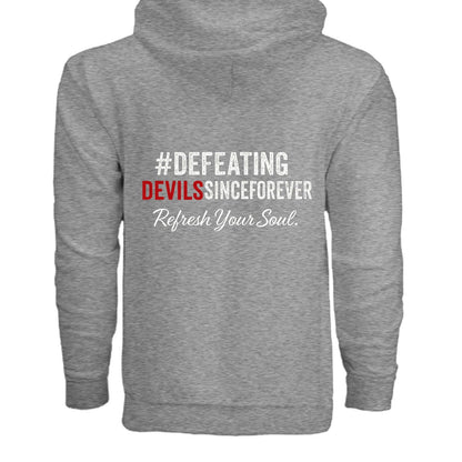 Refresh Your Soul Unisex Christian Full-zip Hooded Sweatshirt - ClaimedbyGodDesigns