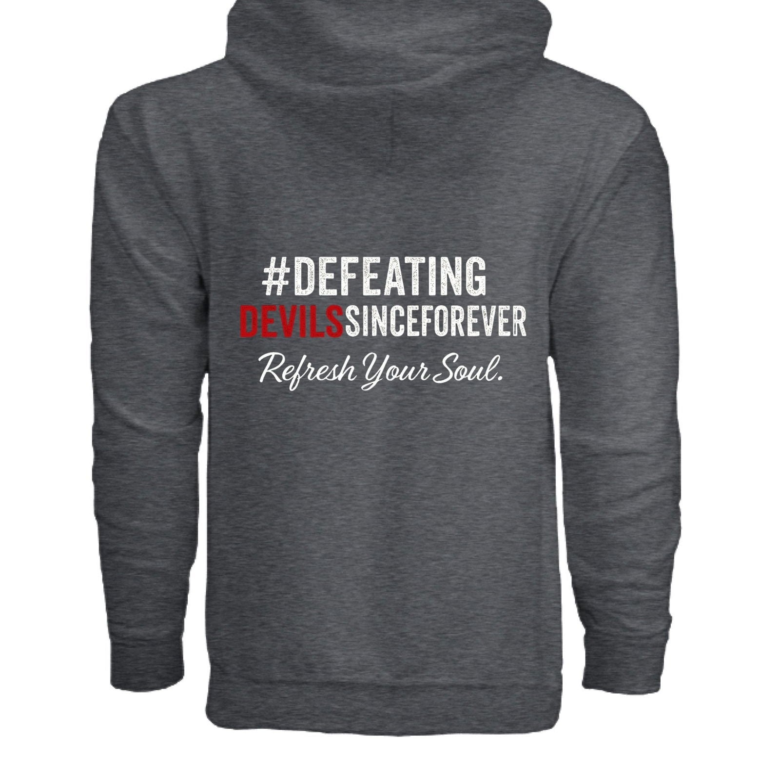 Refresh Your Soul Unisex Christian Full-zip Hooded Sweatshirt - ClaimedbyGodDesigns