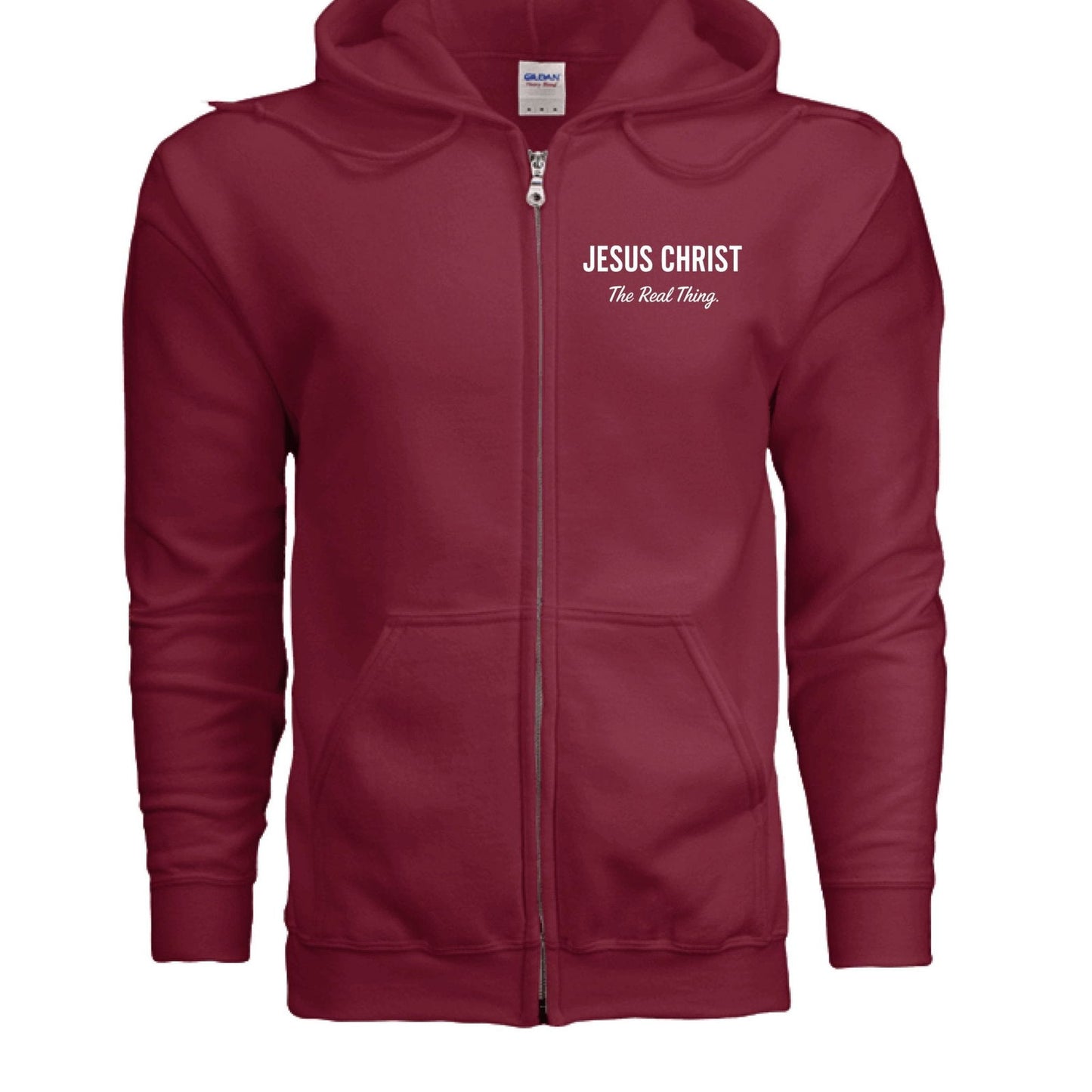Refresh Your Soul Unisex Christian Full-zip Hooded Sweatshirt - ClaimedbyGodDesigns