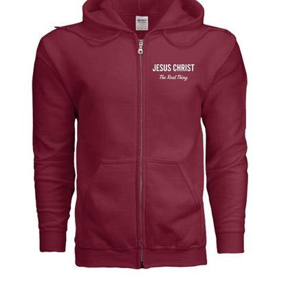 Refresh Your Soul Unisex Christian Full-zip Hooded Sweatshirt - ClaimedbyGodDesigns