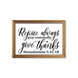 Rejoice always pray continually give thanks Christian Canvas - ClaimedbyGodDesigns