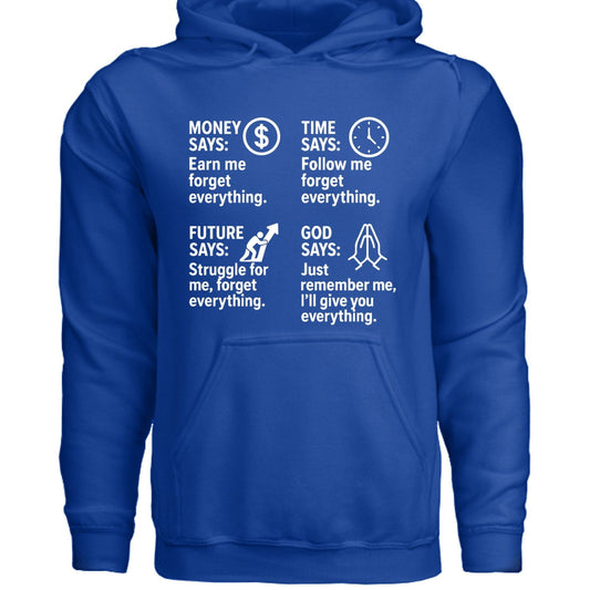 Remember Me Christian Unisex Hooded Pullover Sweatshirt - ClaimedbyGodDesigns