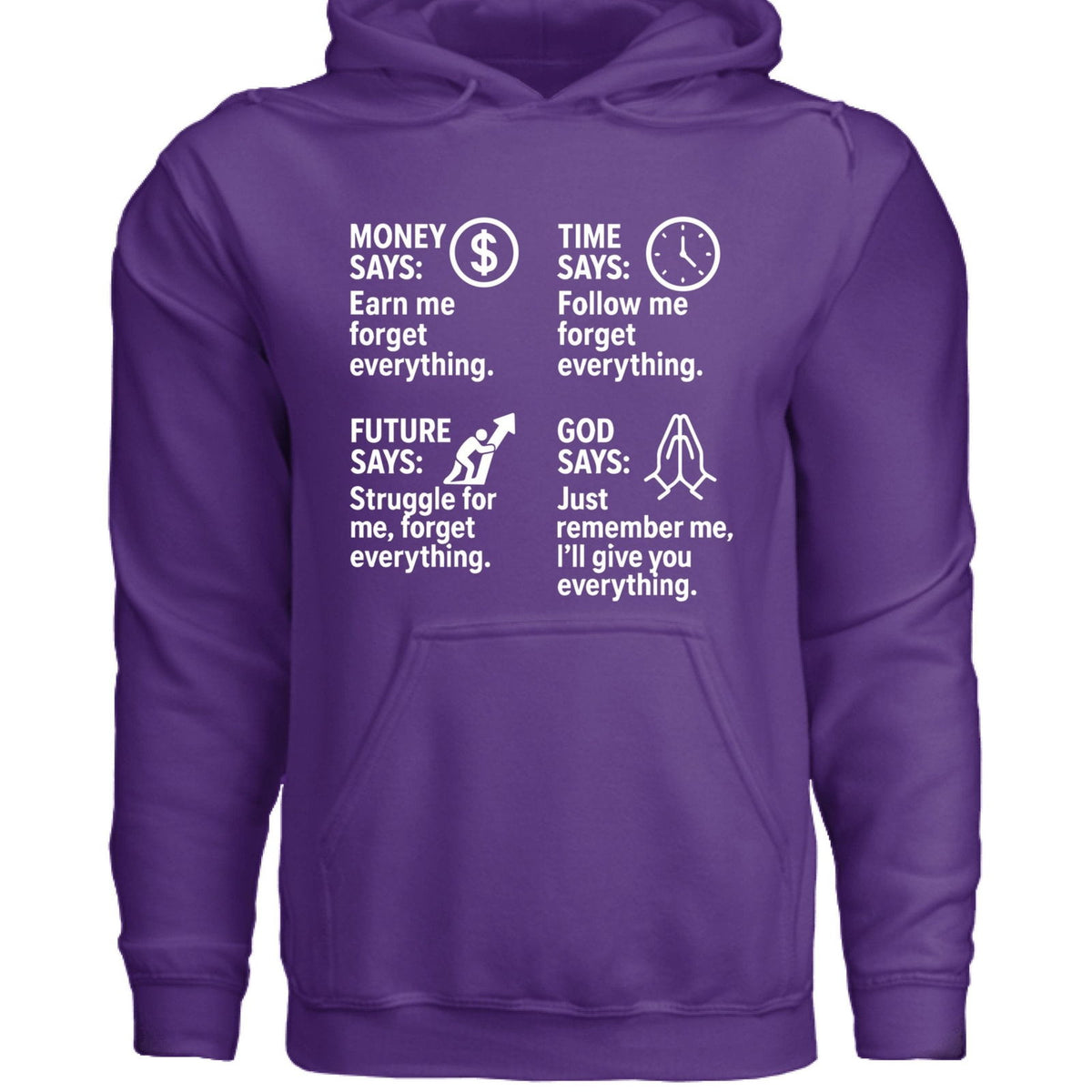 Remember Me Christian Unisex Hooded Pullover Sweatshirt - ClaimedbyGodDesigns