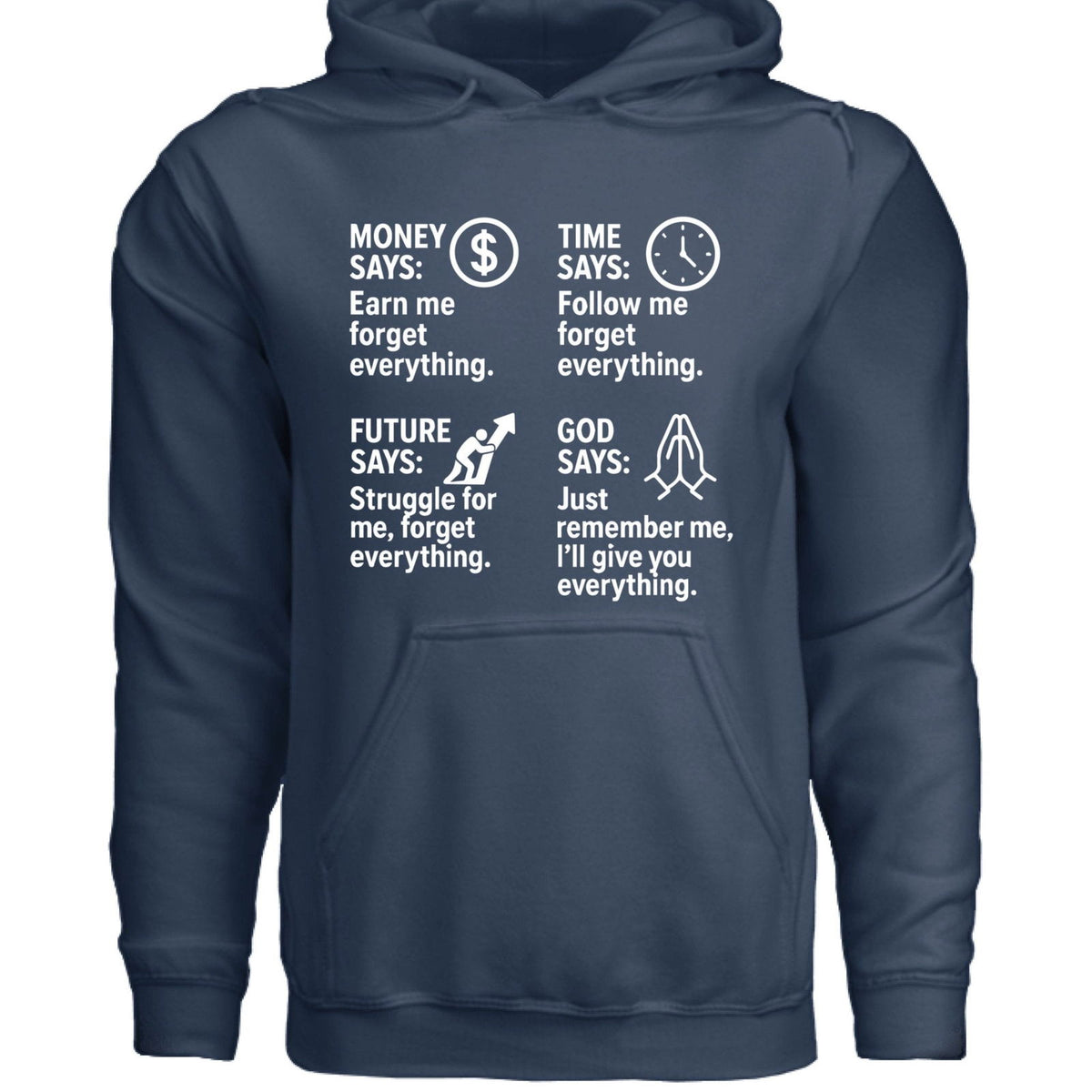 Remember Me Christian Unisex Hooded Pullover Sweatshirt - ClaimedbyGodDesigns
