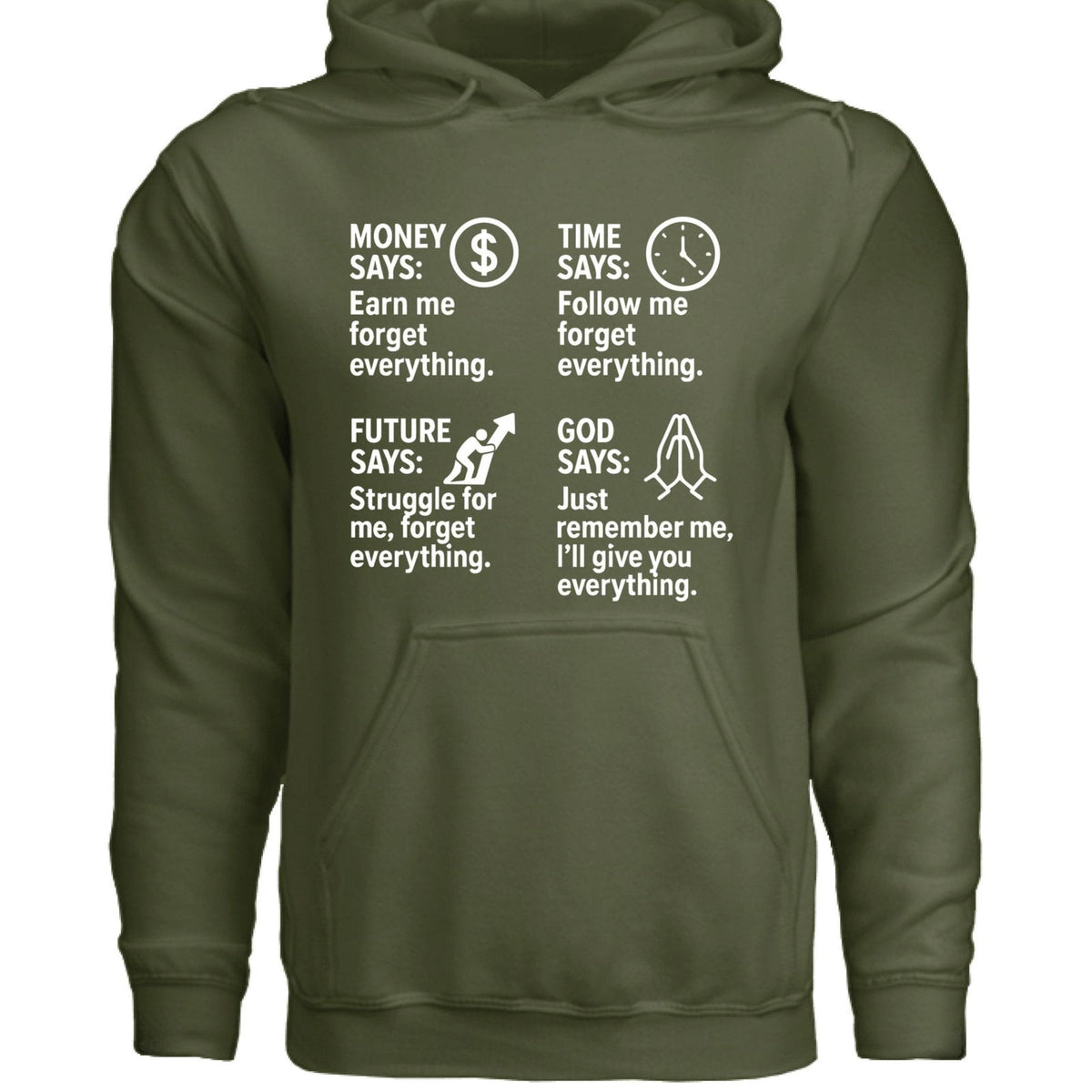 Remember Me Christian Unisex Hooded Pullover Sweatshirt - ClaimedbyGodDesigns
