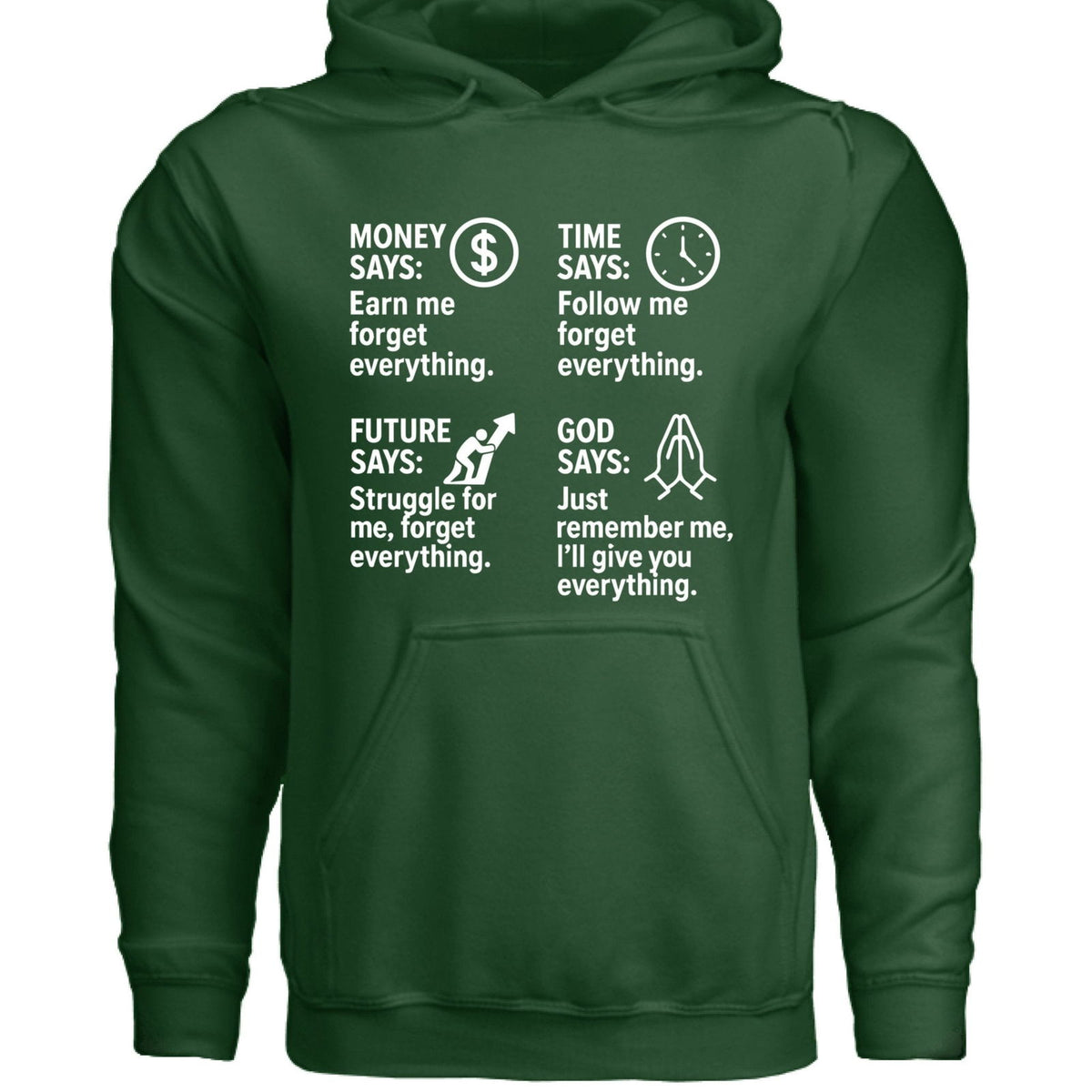 Remember Me Christian Unisex Hooded Pullover Sweatshirt - ClaimedbyGodDesigns