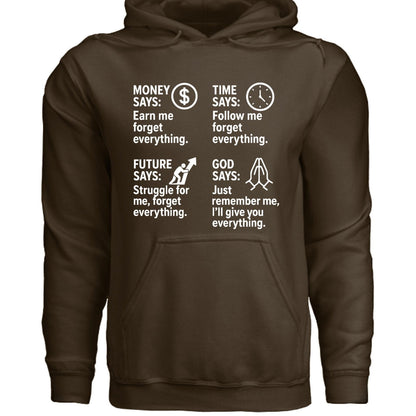 Remember Me Christian Unisex Hooded Pullover Sweatshirt - ClaimedbyGodDesigns