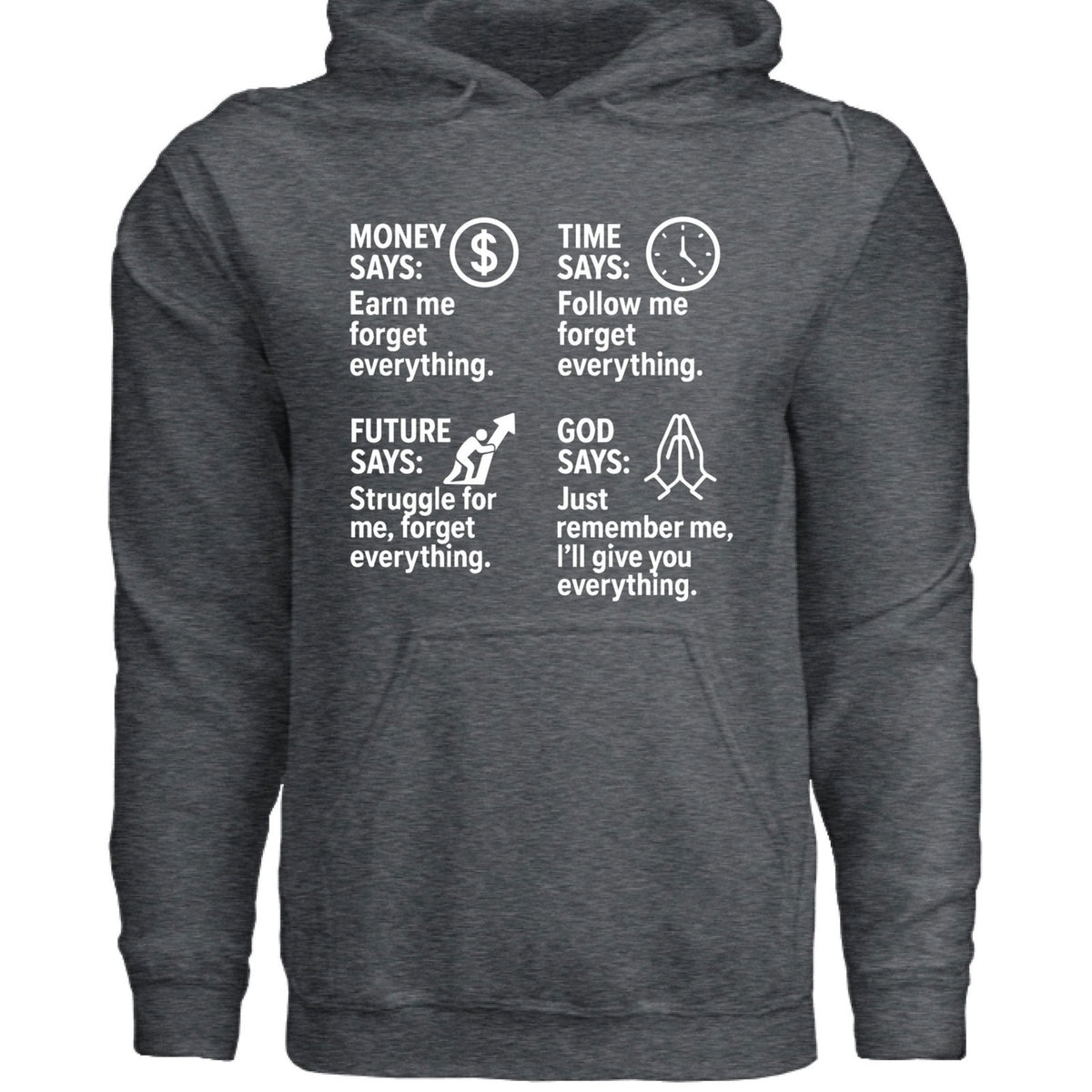 Remember Me Christian Unisex Hooded Pullover Sweatshirt - ClaimedbyGodDesigns