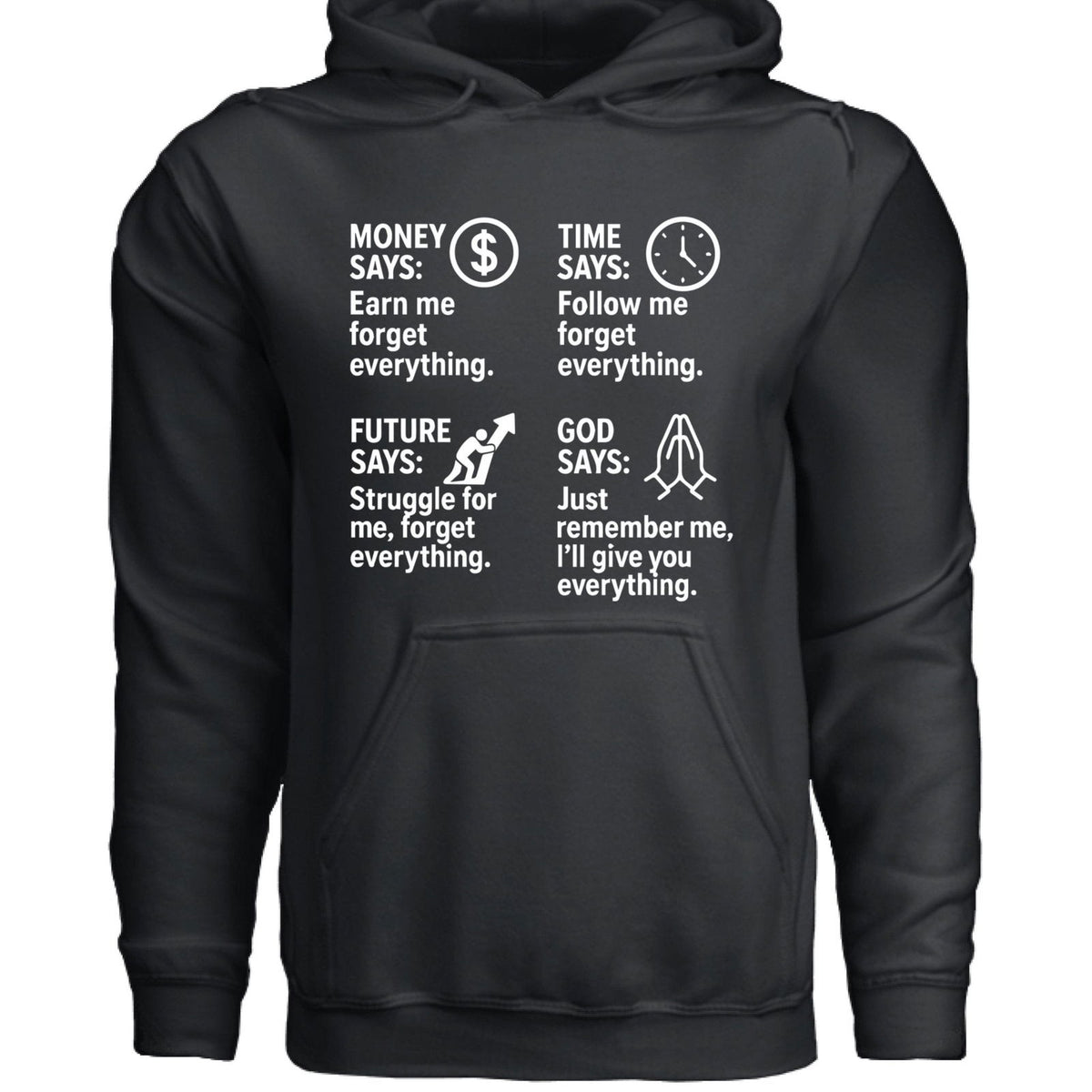 Remember Me Christian Unisex Hooded Pullover Sweatshirt - ClaimedbyGodDesigns