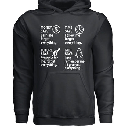 Remember Me Christian Unisex Hooded Pullover Sweatshirt - ClaimedbyGodDesigns