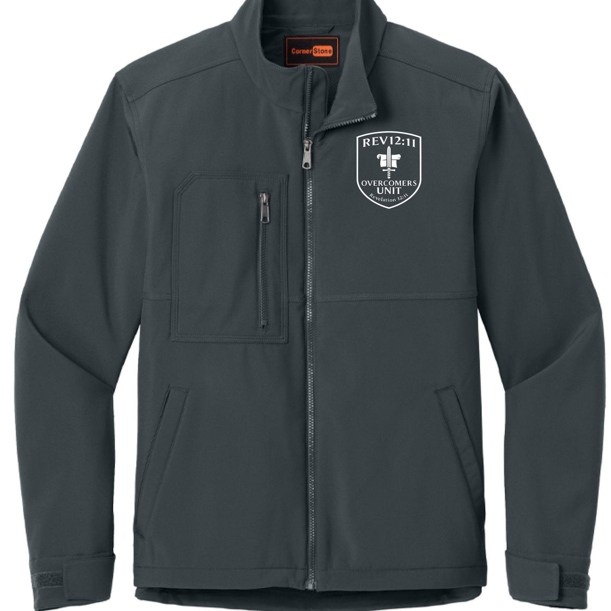 Revelation 12:11 Overcomers Unit Men’s Kingdom Code Christian Jacket - ClaimedbyGodDesigns