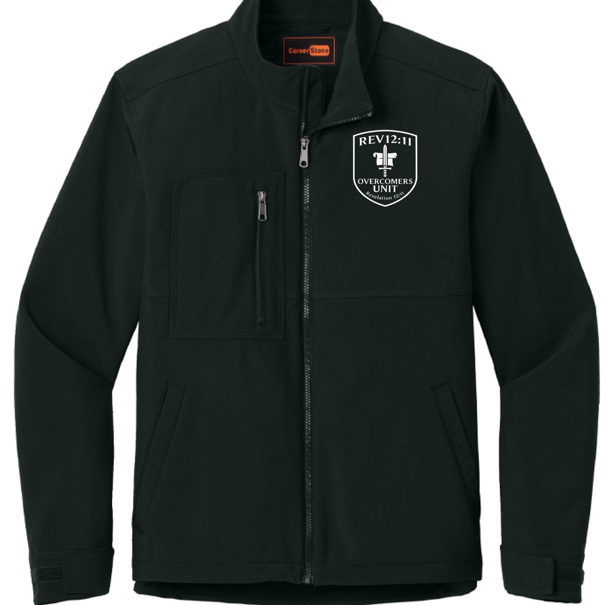 Revelation 12:11 Overcomers Unit Men’s Kingdom Code Christian Jacket - ClaimedbyGodDesigns