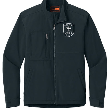 Revelation 19:16 King's Regiment Men’s Kingdom Code Christian Jacket - ClaimedbyGodDesigns