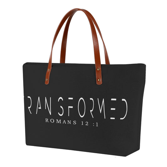 Romans 12:1 Transformed Christian Womens Comfort Tote Bag - ClaimedbyGodDesigns