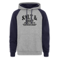 Salt and Light Christian Unisex Colorblock Hooded Sweatshirt - ClaimedbyGodDesigns